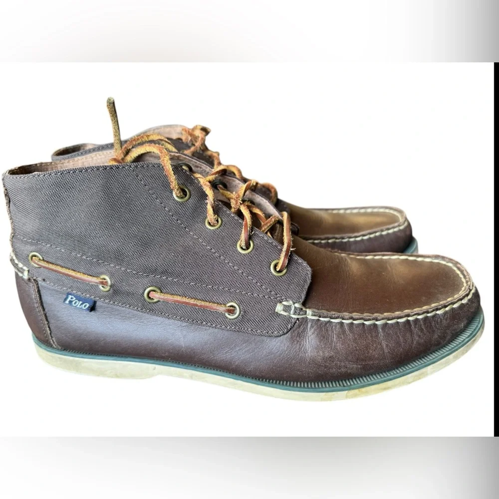 Polo by Ralph Lauren Men's Brawley lace up ankle boot size 11